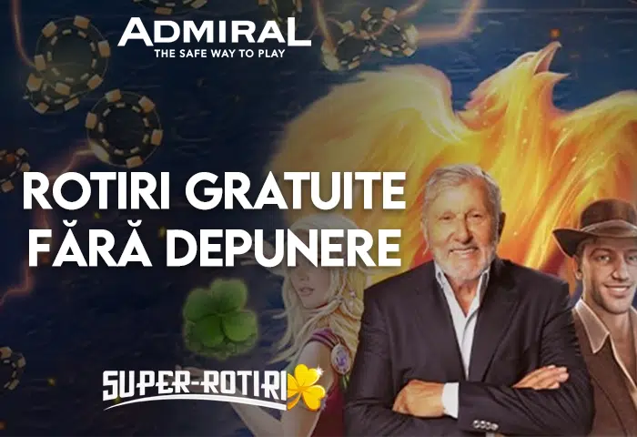 admiral rotatii gratuite fara depunere