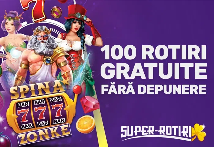 100 rotiri gratuite fara depunere