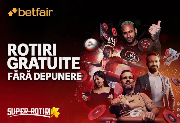 betfair rotiri gratuite fara depunere