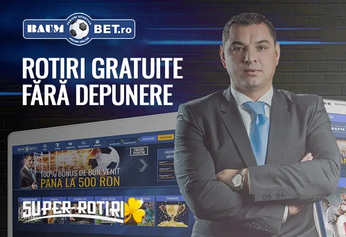 rotiri gratuite fara depunere baumbet