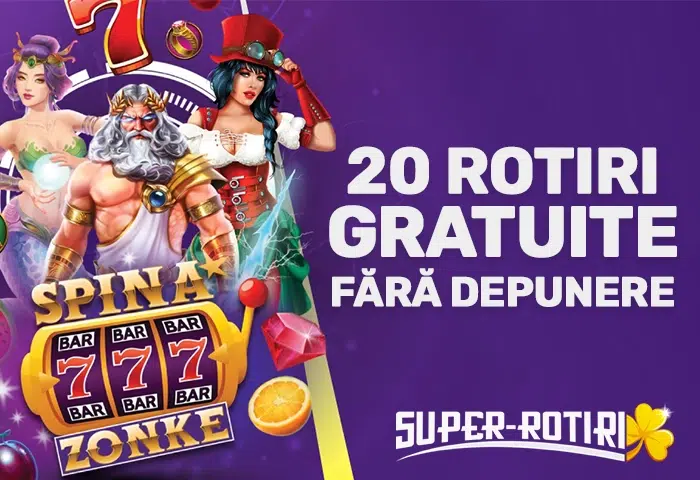 20 rotiri gratuite fara depunere