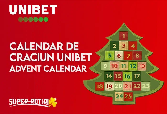 calendar de craciun unibet advent calendar